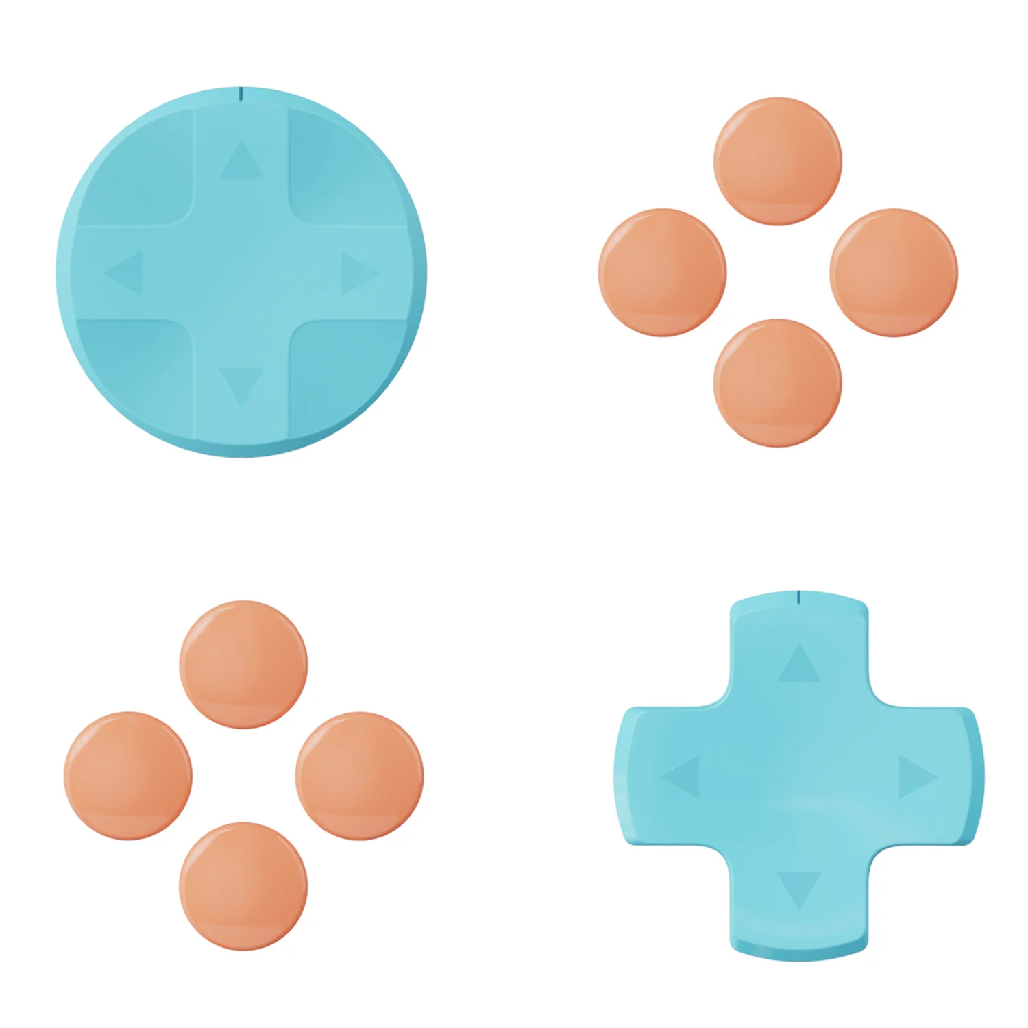 Savage Raven by Skull & Co. D-Pad Button Cap Set for Nintendo SWITCH 2 - Image 4