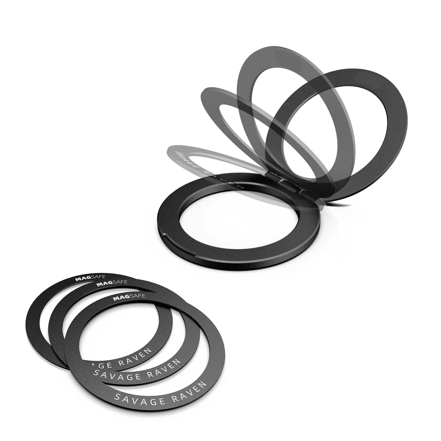 Savage Raven by Skull & Co. – MagStand Magnetic Ultra-Thin Ring Stand Compatible with Switch 2/Steam Deck/ROG Ally/Apple MagSafe Devices - Image 9