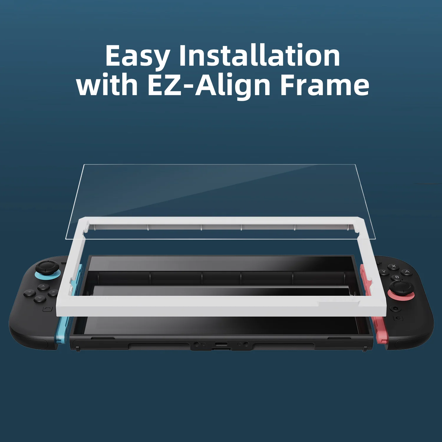 Savage Raven by Skull & Co. Tempered Glass Screen Protector with EZ-Align Frame for Nintendo Switch 2（2 Pack) - Image 6