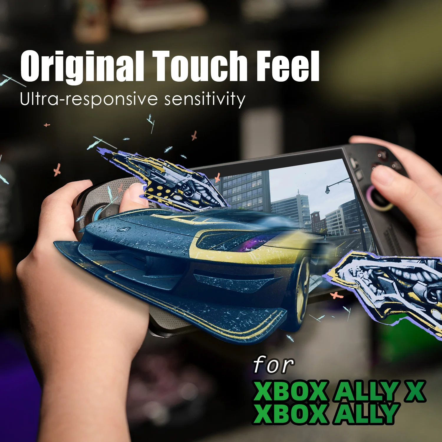 Savage Raven by Skull & Co. Tempered Glass Screen Protector for XBOX Ally/XBOX Ally X (2 Pack) - Image 5